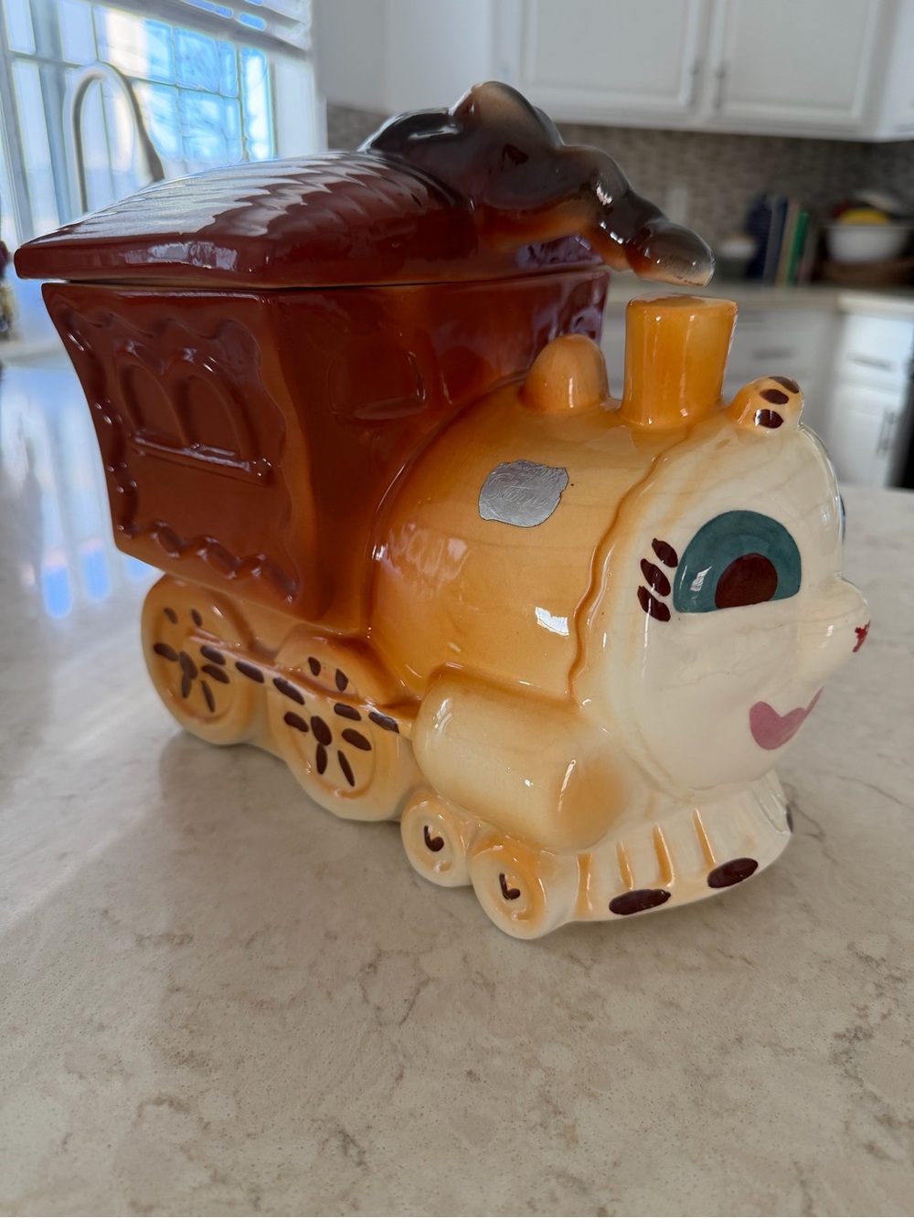 Vintage Sierra Vista Ceramic Train Cookie Jar 1950’s